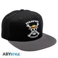 One Piece - Snapback Cap - Black & Grey - Skull