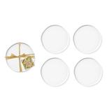 Rosanna Nature"s Table Appetizer Plate White S/4 Porcelain China/Ceramic in Gray/White | 6 W in | Wayfair 98818