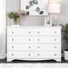 Lark Manor™ Sonoma 8-Drawer Dresser, 59" W Wood in White | 36.25 H x 59 W x 15.75 D in | Wayfair CA06C554CDE74A30B6C12E6628BFAB00