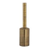 Everly Quinn Gold Metal Table Vase Metal in Yellow | 20 H x 5 W x 5 D in | Wayfair AB7AE9CE03B24E1285822EA6B61EAD6A