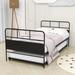 17 Stories Twin Platform Bed w/ Trundle Metal in Black | 31 H x 39 W x 77 D in | Wayfair A97B1697E80143B3BC95AA69030FC8EF