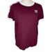 Adidas Tops | Adidas Short Sleeve Scoop Neck T-Shirt Size Small 3 Stripes On The Shoulder | Color: Red/White | Size: S