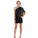Jessica Simpson Dresses | Jessica Simpson Black Sequin One Shoulder Dress (Women’s) | Color: Black | Size: 4