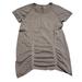 Athleta Tops | Athleta Ruffled Front Athletic T-Shirt Workout Gym Gray | Women's M Pre-Owned | Color: Gray | Size: M