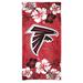 WinCraft Atlanta Falcons 60'' x 30'' Floral Spectra Beach Towel