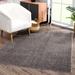 Judy 2'7" x 9'10" Light Gray/Gray/Light Gray/Gray Washable Runner - Hauteloom