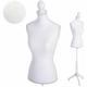 Buste de couture mannequin femme déco vitrine blanc - blante