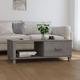 Table basse hamar Gris clair 100x55x35 cm Bois massif de pin - Vidaxl