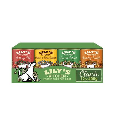 12x400g Classic Multipack Lily's Kitchen Wet Dog Food
