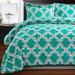 Superior All Season Down Alternative Trellis Comforter Set