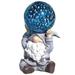 Roman 80783 - 10"H LED GNOME BLUE SOLAR (14319) Home Decor Statue Figurines