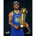 Andrew Wiggins Golden State Warriors Unsigned 2022 NBA Finals Larry O'Brien Trophy Photograph