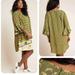 Anthropologie Dresses | Anthropologie Conditions Apply Luisetta Tiger Print Tunic Dress Size 1x Xl | Color: Green/Yellow | Size: 1x