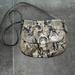 Coach Bags | Coach Snakeskin Crossbody | Color: Black/Tan | Size: Small