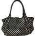 Kate Spade Bags | Kate Spade Park Row Polka Dot Nylon / Patent Leather Satchel - Mint | Color: Black/White | Size: 14"X10"X7"