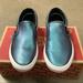 Vans Shoes | Comfycush Slip.On (Mystic Metallic) Cool/True White | Color: Blue | Size: 5.5