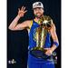 Klay Thompson Golden State Warriors Unsigned 2022 NBA Finals Larry O'Brien Trophy Photograph