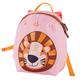 SIGIKID 25227 Mini Rucksack Löwe Kinderrucksack für Krippe, Kita, Ausflüge empfohlen für Mädchen ab 2 Jahren, Rosa/Braun 32 cm