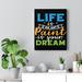 Trinx Inspirational Quote Canvas Life Is An Art Wall Art Motivational Motto Inspiring Posters Prints Artwork Decor Ready To Hang Canvas | Wayfair