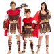 Umorden-Costume de gladiateur d'Halloween pour hommes femmes et enfants costume de chevalier