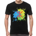 Amazigh Feel Splash Art Design Tshirt for Men Leisure Tee Y-Cotton Respzed T Shirt Berber Proud