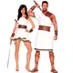 Costume de Couple Myenson Grec pour Halloween Médiéval Arabe Romain Kokor Cosplay ixde