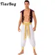 Costume de Prince Arabe Perse pour Homme Adulte Costume d'Halloween Pantalon Sarouel Trempé