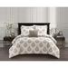 Chic Home Claudia Floral Medallion Pattern Print Comforter Set