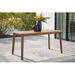 Signature Design by Ashley Dining Table Wood in Brown/White | 29.53 H x 59.06 W x 31.65 D in | Outdoor Dining | Wayfair P407-625