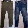 Levi's Jeans | Bundle Of Men Size 34 Cargo/Skinny Jeans | Color: Blue/Green | Size: 34