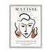 Stupell Industries Curves Not Crazy Matisse Exhibition Woman Face Lines Wood in Brown | 0.5 D in | Wayfair am-161_gff_24x30