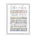Stupell Industries Lake Rules Typography Rustic Vacation Cabin Sign by Marla Rae - Graphic Art Wood in Brown | 14 H x 11 W x 1.5 D in | Wayfair