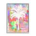 Stupell Industries Bold Blocked Background Tropical White Palm Tree Gray Farmhouse Rustic Oversized Framed Giclee Texturized Art By Kristen Dew | Wayfair