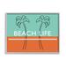Stupell Industries Bold Beach Life Text Tropical Palm Tree Outline Wall Plaque Art By Judson Lee Wood in Brown | 11 H x 14 W x 1.5 D in | Wayfair