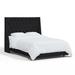 Charlton Home® Sancerre Bed Upholstered/Metal in White/Black | 56 H x 47 W x 85 D in | Wayfair 45B239D2DFDF4A56BB21CD92E1D21B43