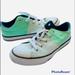 Converse Shoes | Converse Low Top Sneaker Shoes Size Junior 3 Size 6 Womens | Color: Green | Size: 6