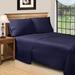 Lark Manor™ Adarsh 600 Thread Count Egyptian-Quality Striped Sheet Set 100% Egyptian-Quality Cotton in Blue/Navy | King | Wayfair