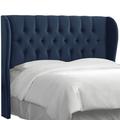 Wayfair Custom Upholstery™ Elsa Upholstered Wingback Headboard Polyester | 55 H x 59 W x 13 D in 052C8B5FAB8448A0B48846A732745B9A