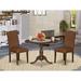 Alcott Hill® Vesperina 2 - Person Rubberwood Solid Wood Dining Set Wood/Upholstered in White | Wayfair D9B308967EA247D8911392CD87EF065B