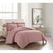 Orren Ellis Duvet Cover Set (matching pieces included) Microfiber in Pink/Yellow | Twin Duvet Cover + 4 Additional Pieces | Wayfair