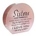 Trinx Sisters Are Forever Glass in Pink | 7 H x 8 W x 2.75 D in | Wayfair A5C7D33822A24E41AD81DE17B44A191A