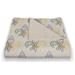 The Holiday Aisle® Darielis Fleur De Lis Pattern Fleece Throw Microfiber/Fleece/Microfiber/Fleece in Gray | 60 H x 50 W in | Wayfair