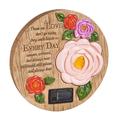 Trinx Dabriel Wish Givers Memorial Memorial Garden Plaque Resin/Plastic in Gray | 1.57 H x 11.02 W x 11.02 D in | Wayfair