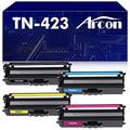 Arcon 4-Pack TN-423BK TN423 TN-423 TN-421 Compatible Toner Cartridge Replacement Brother HL-L8360CDW MFC-L8690CDW MFC-L8900CDW DCP-L8410CDW DCP-L8410CDN Black Cyan Yellow Magenta, mfc-l8690cdw toner