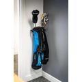 GolfBays Golf Bag Storage Rack- Wall Mount Garage Organizer for Golf Clubs - Fits Any Size Cart or Stand Bag - Easy to Install and Use - Gets Your Clubs Off The Floor