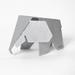 Orren Ellis Aluminum 6" Elephant Origami Geometric Sculpture Metal in Gray | 3.5 H x 5.9 W x 4.6 D in | Wayfair 991C707C003D440FBD9F847838DCD1AF