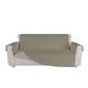 Italian Bed Linen Sofaüberwurf, gesteppt, 3-Sitzer, Taupe/Creme