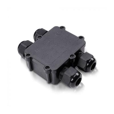 Abzweigdose mit 4 Klemmen 8-12mm Farbe Schwarz IP68 - V-tac Image