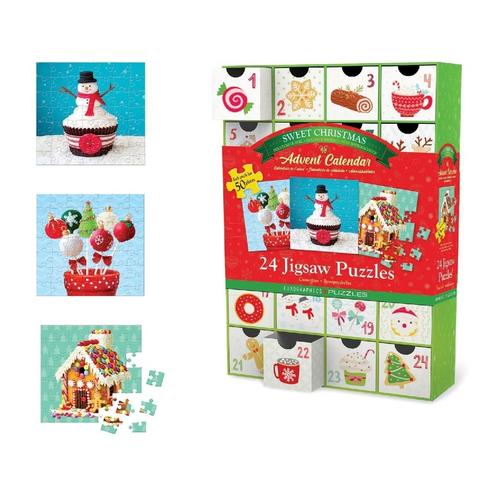 Christmas Sweets - Puzzle Adventskalender - 1200 Teile Christmas Sweets