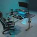 EUREKA ERGONOMIC & Call of Duty 61" Large L-Shaped Height Adjustable Standing Game Desk